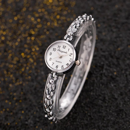 Women's Watches New Luxury Brand Alloy Crystal Women Bracelet Watch Fashion Elegant Golden Small Dial Ladies Clock Reloj Mujer