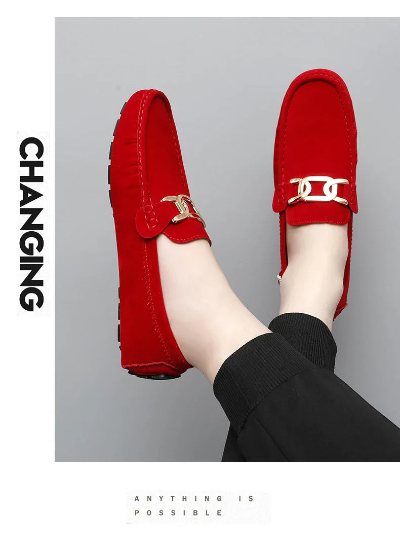 Sapatos Masculinos 2025 Novos Feitos à Mão Gorro Sola Macia Slip-On Casual Sapatos Preguiçosos Respiráveis ​​Trbottomy Mais Fáceis de Combinar Tamanho Grande