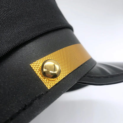 Men Women Baseball Caps Adult Adjustable Captain Costume Admiral Hat Y2K Cosplay Sailor Pilot Hat For Costume Party Performance