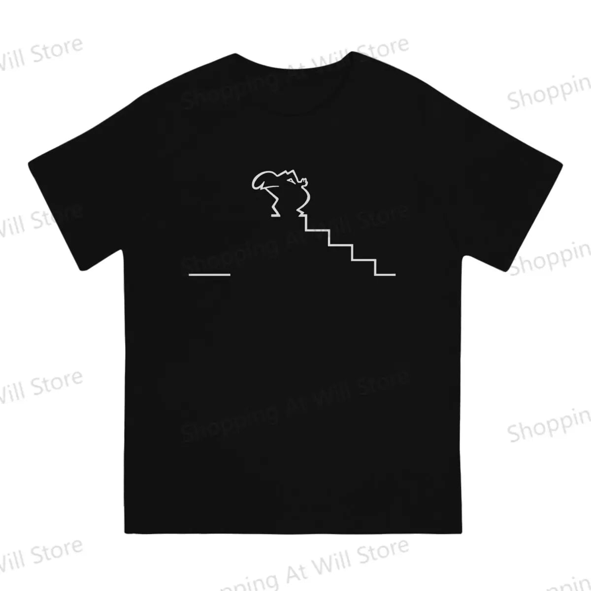 men's and women's casual T-shirts La Linea The Line Osvaldo Cavandoli TV Round neck short sleeved T-shirt Street Clothing S-6XL