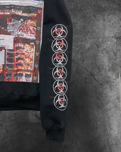 Vintage Style Hoodie Embroidery Print Hoodies Women Grunge Sweatshirt Tops Streetwear Harajuku Gothic Y2k Women Clothing