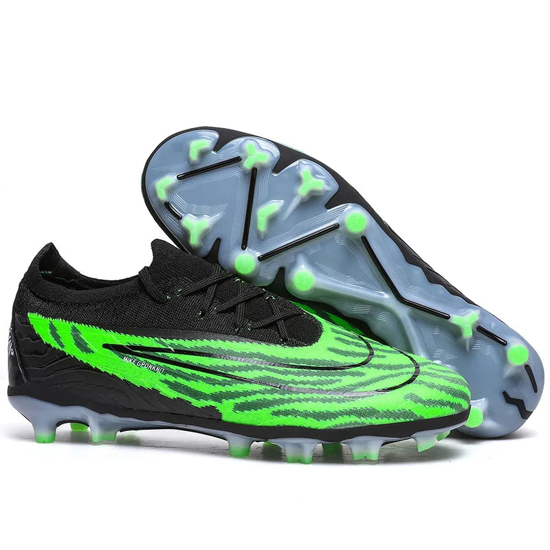 Men Training Football Boots Non-Slip Soccer Shoes Outdoor Cleats Futsal Breathable Sneakers Unisex Comfortable FG/TF Ultralight