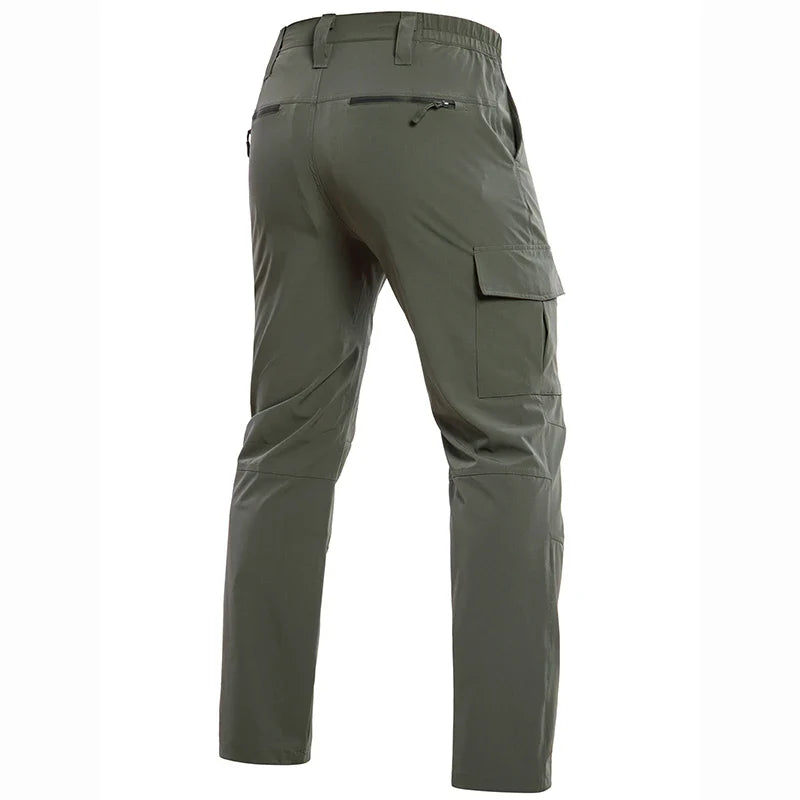 Men’s Lightweight Hiking Pants Quick Dry Water Resistant Tactical Work Outdoor Fishing Cargo Trousers