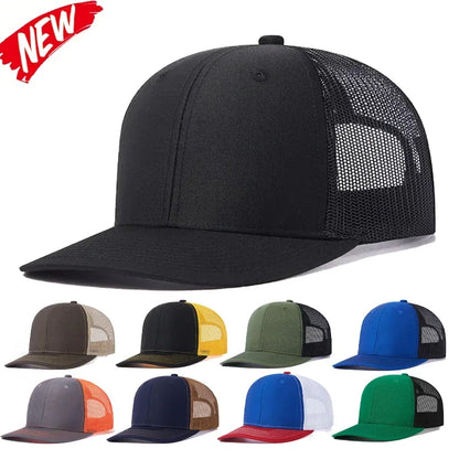Unisex Baseball Cap for Men Women Slight Curved Brim Style Trucker Hat Casual Outdoor Breathable Cap Gorras Hombre