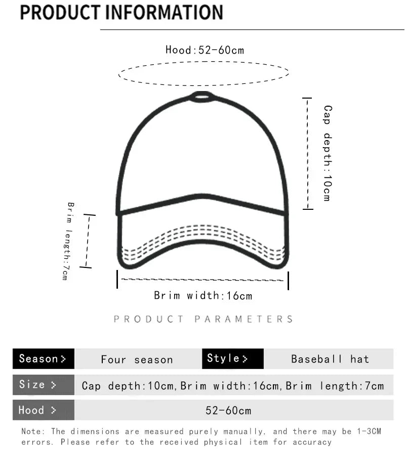 New Unisex Flat Eaves Quick Drying Solid Baseball Hats Breathable Simple Sunshade Outdoor Peaked Caps Versatile Fashion Retro