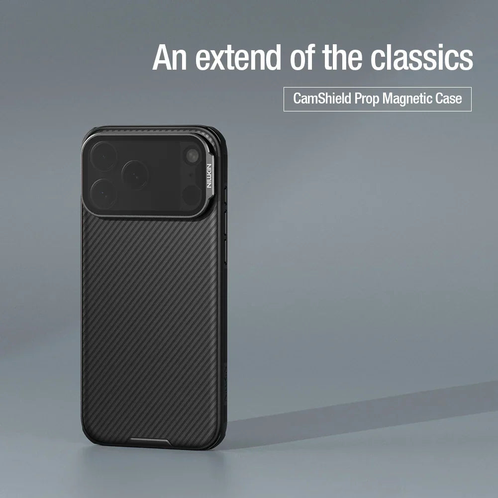 For iPhone 17 Pro Max Magsafe Case CamShield Prop With Foldable Protection Lens Stand Magnetic Cover For iPhone 17 Pro