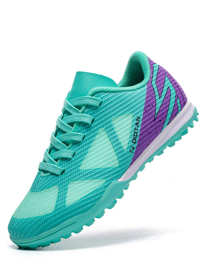 Low-top, soccer shoes, unisex, TF and FG, slip-resistant and wear-resistant, available in 3 colors. Sole spikes Not above ankle