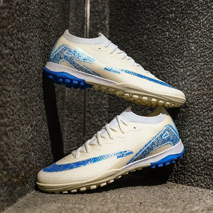 New Men Football Boots Ultralight Soccer Shoes Cleats Long Spikes Match Breathable Indoor Sneakers Training Drop Shipping