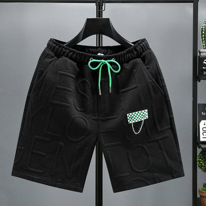 New Fashion knitted Shorts Men Comfortable Elastic Waist Clothing Male Breathable Short Trousers plus size
