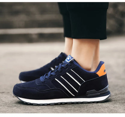 Tênis Masculino de Couro de Alta Qualidade Calçados Casuais Outono 2024 Novo Tênis Masculino Respirável Calçados Masculinos Tênis Masculino Plano Zapatillas Hombre