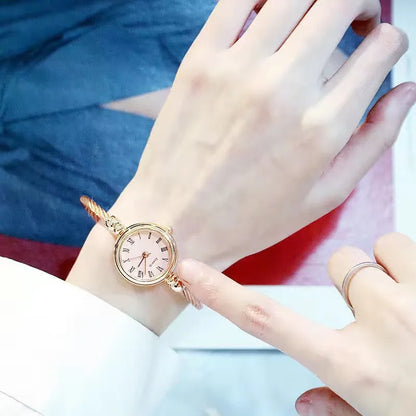 Fashion Luxury Women's Watch Gold Fine Strap Ladies Watch For Bracelet Montre Femme Female Wrist Watch Women Clock Relojes
