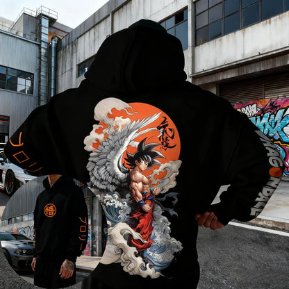 Printed Hoodie  Spring/Autumn New Men's and Women's Harajuku Large Daily Casual Parent Child Top