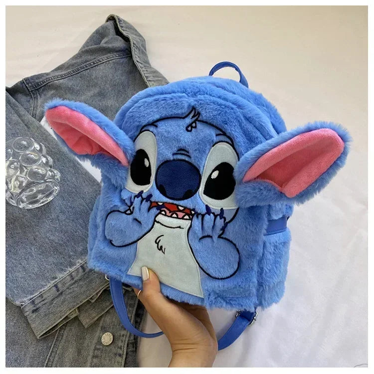 high-quality sewn plush backpack cartoon fashion 3D mini women's backpack large capacity cute children's school bag