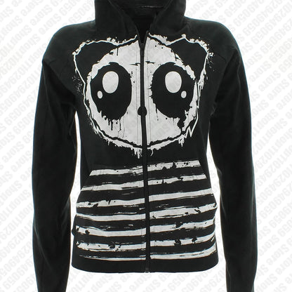 2000s New Gothic Harajuku Women Sportswear Tend Printed Hoodie New Street Clothes Men and women Zippered Hooded Emo Girl Y2k Top
