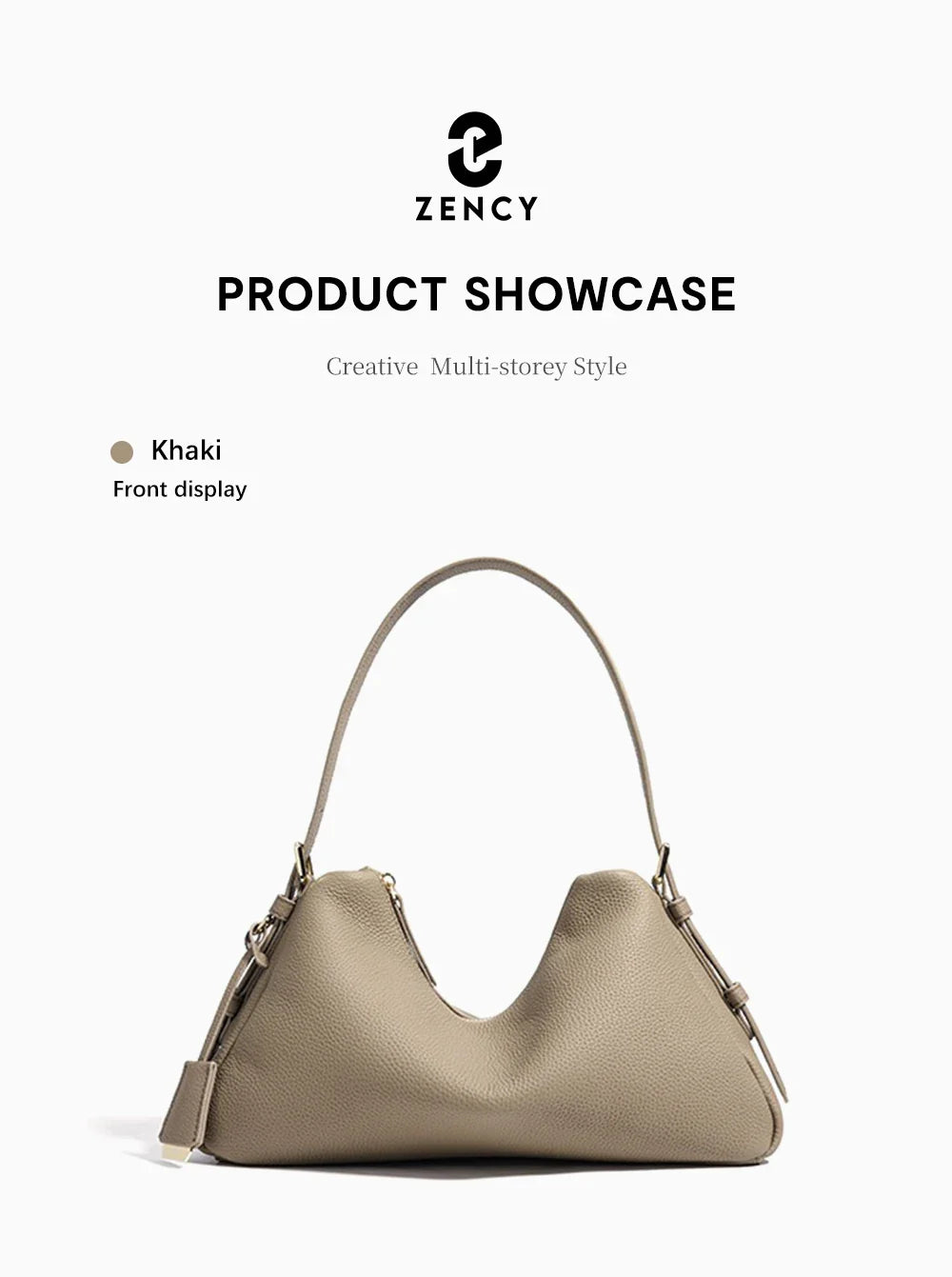 Genuine Leather Satchel Bags For Women Simple Fashion Ladies Underarm Handbag Large Capacity Shoulder Bag 2025 New