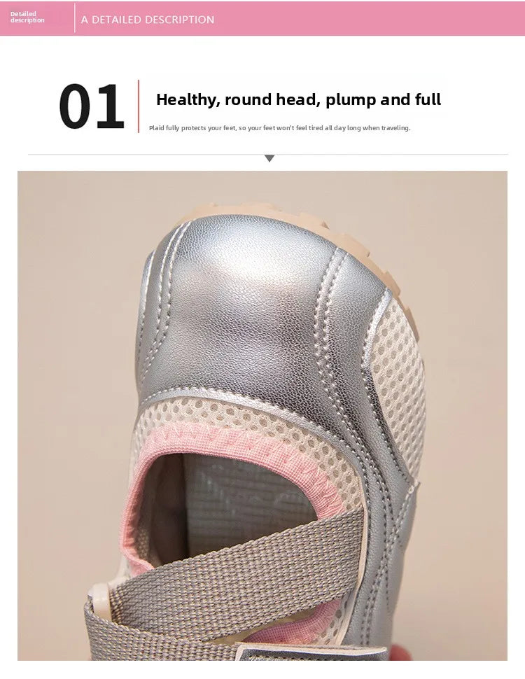 New Spring New Children Casual Shoes for Girls Non-Slip Breathable Casual Toddler Footwear Shoes for Daily Wear Soft Comfortable