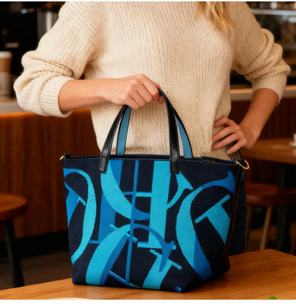 Women's Handbag Retro Design Large Capacity Fashionable Shopping Bag Multifunctional Holiday Essential Women's Bucket Bag