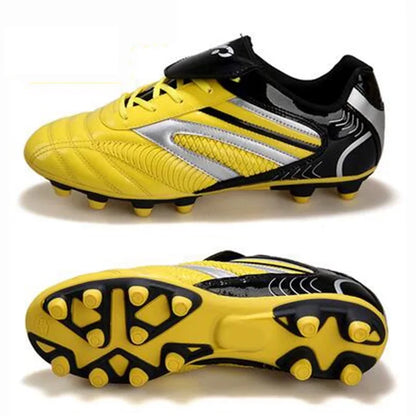 Professional Men's Soccer Cleats Firm Ground Football Boots Shoes Breathable Training Shoes for Outdoor Sports Soccer Outdoor