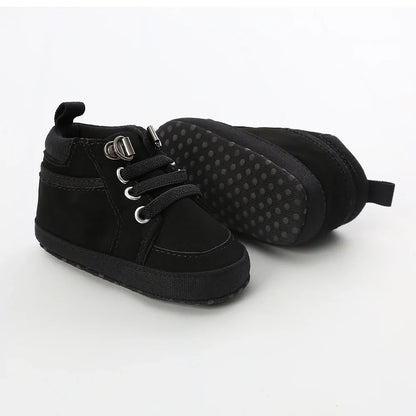 Baby Sneakers Infant Boys Girls Sports Shoes Toddler Casual Cotton Sole Anti-slip PU First Walkers Crawl Crib Basketball Shoes