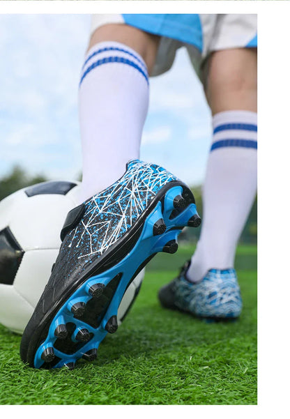 New Men Kids Soccer Shoes Cleats Match Grass Boys Professional Football Boots Ultralight Non-Slip Training Shoes Drop Shipping