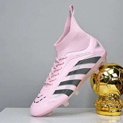 New Men Match Professional Football Boots Non-Slip TF/FG Soccer Shoes Boys Sneakers Comfortable Ankle Sports Shoes Unisex