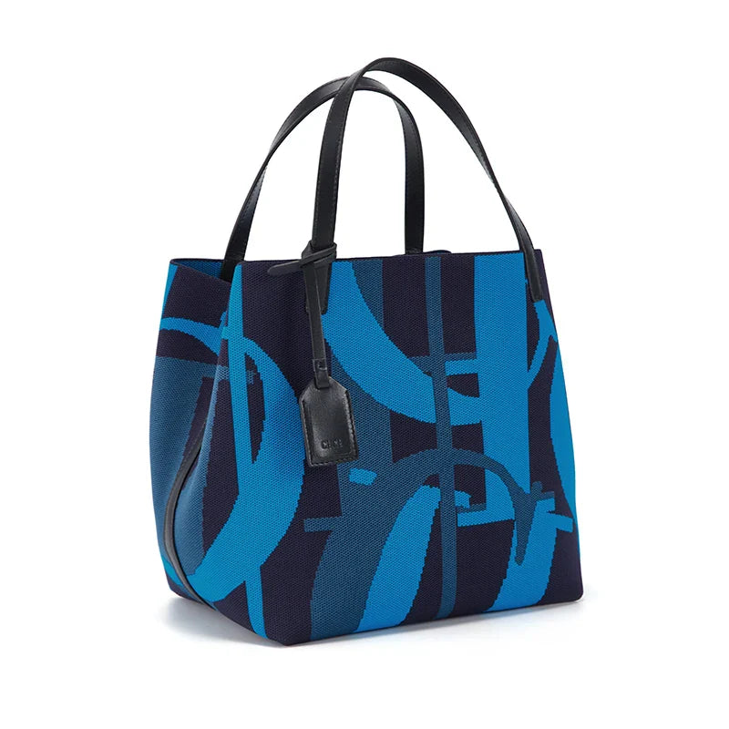 Fashionable Classic New Solid Color Outer Bag Women's Handbag Exquisite Handcrafted Weaving Large Capacity Handbag
