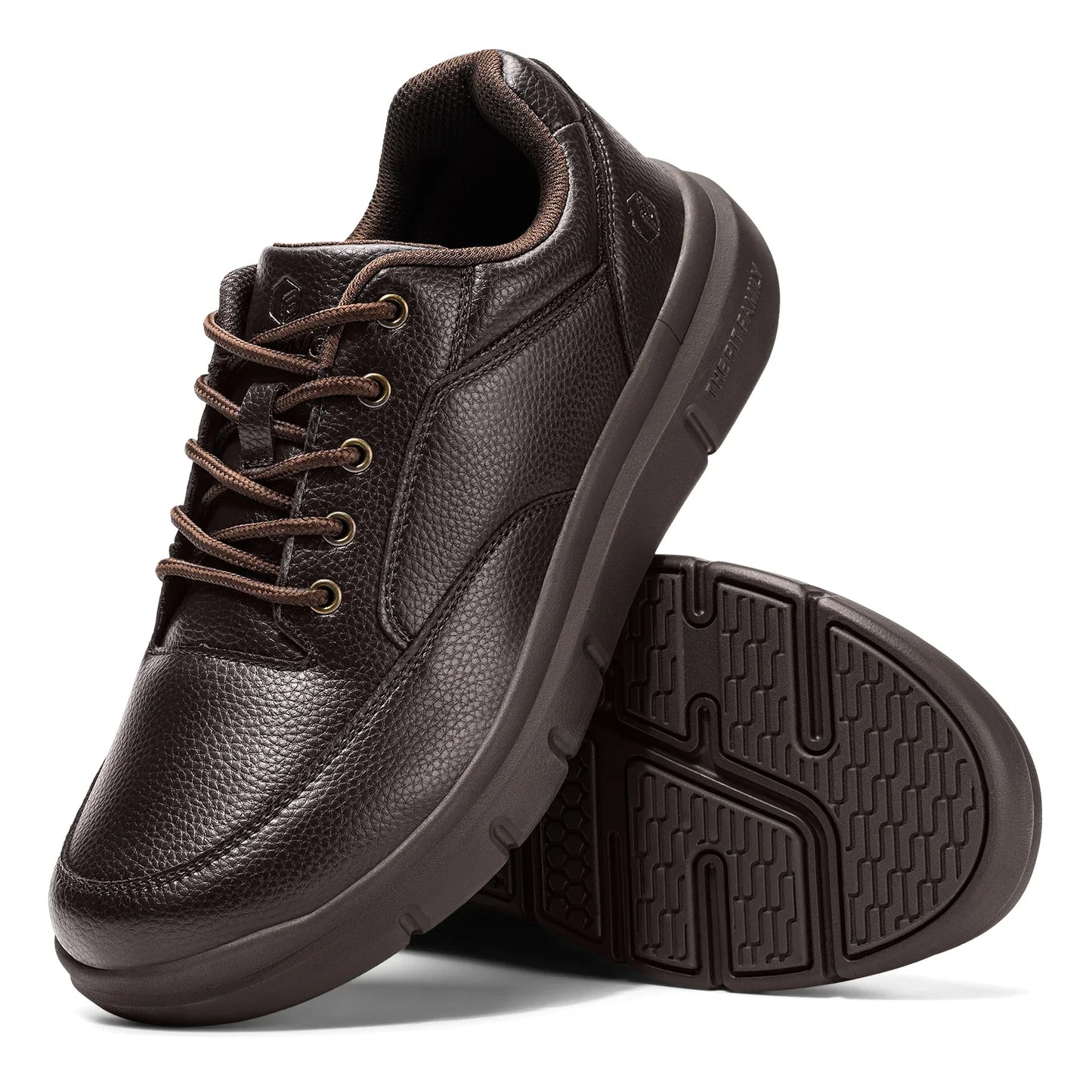 Men‘s Dress Shoes Leather Wide Formal Business Shoes for Men Breathable Casual Luxury Wedding Shoes Non-Slip Size 40-50