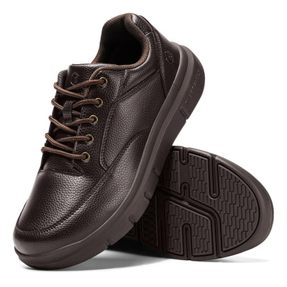 Men‘s Dress Shoes Leather Wide Formal Business Shoes for Men Breathable Casual Luxury Wedding Shoes Non-Slip Size 40-50