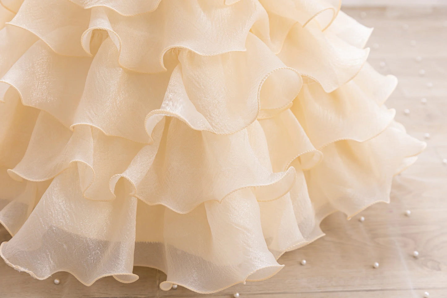 Baby Dress 2025 Spring/Summer on new three-dimensional floral soft yarn birthday party piano Performance Girl dress Elegant fluf