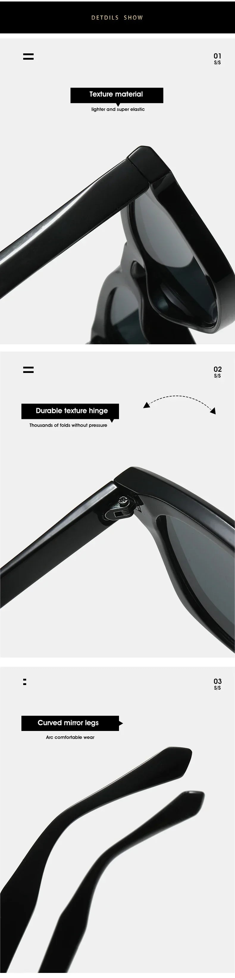 Retro Rivets Square Sunglasses Women Fashion Gradient Shades UV400 Men Green Black Sun Glasses