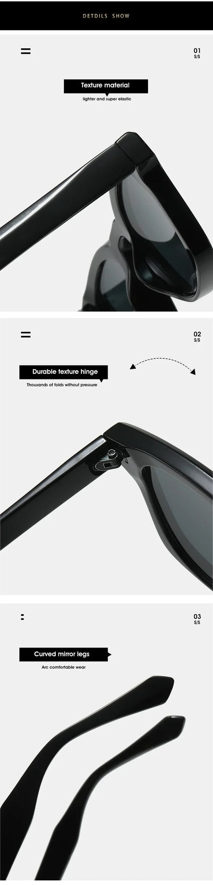 Retro Rivets Square Sunglasses Women Fashion Gradient Shades UV400 Men Green Black Sun Glasses