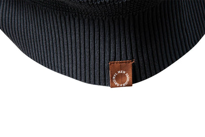 Raglan Sleeve Polo Shirt Men Henley Collar Solid Color Long Sleeve Heavyweight Cotton Business Casual Autumn Winter