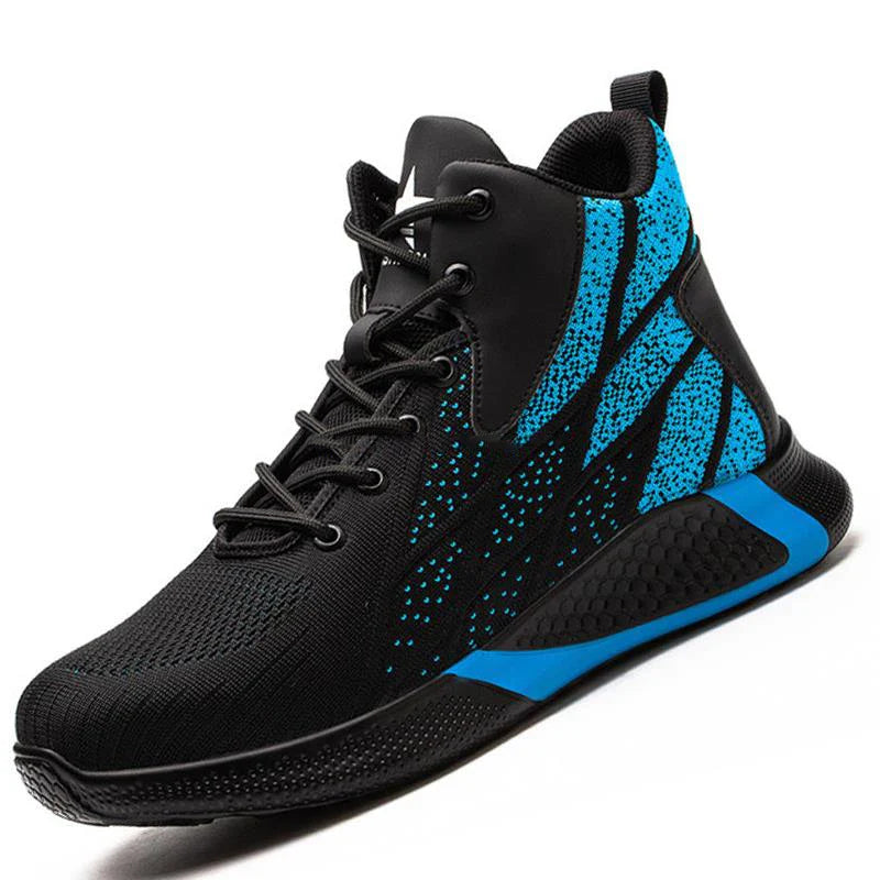 Fashion Security Protective Shoes High Top Safety Shoes Men Anti smashing Anti Puncture Work Shoes Men Work Safety Boots