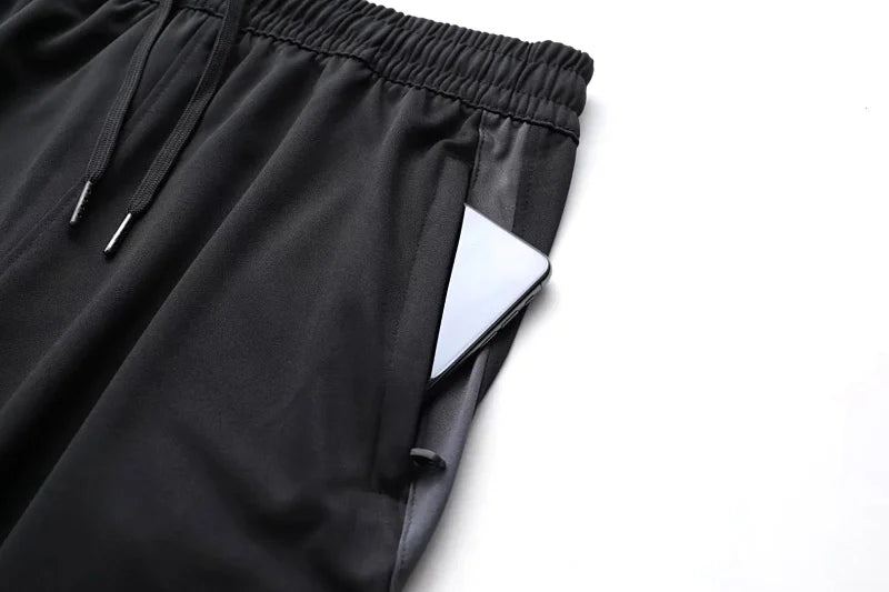 Men Sport Pants Running Pants With Zipper Pockets Soccer Training Jogging Sports Trousers Fitness Football Leggings Sweatpants