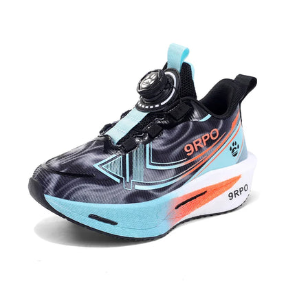 Children‘s Knit Basketball Shoes Non-slip Breathable Sports Training Shoes Outdoor Boys Girls Jogging Sneakers Athletic Shoes