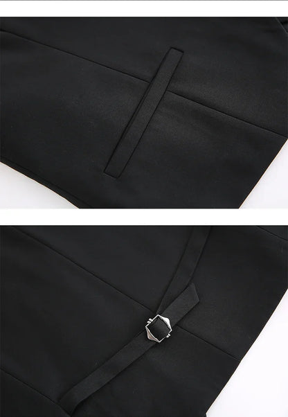 S-7XL Suit New (Blazer+ Vest + Pants) Korean Version of Slim-fit Work Clothes Fashion Business Men Casual Wedding Gentleman Suit