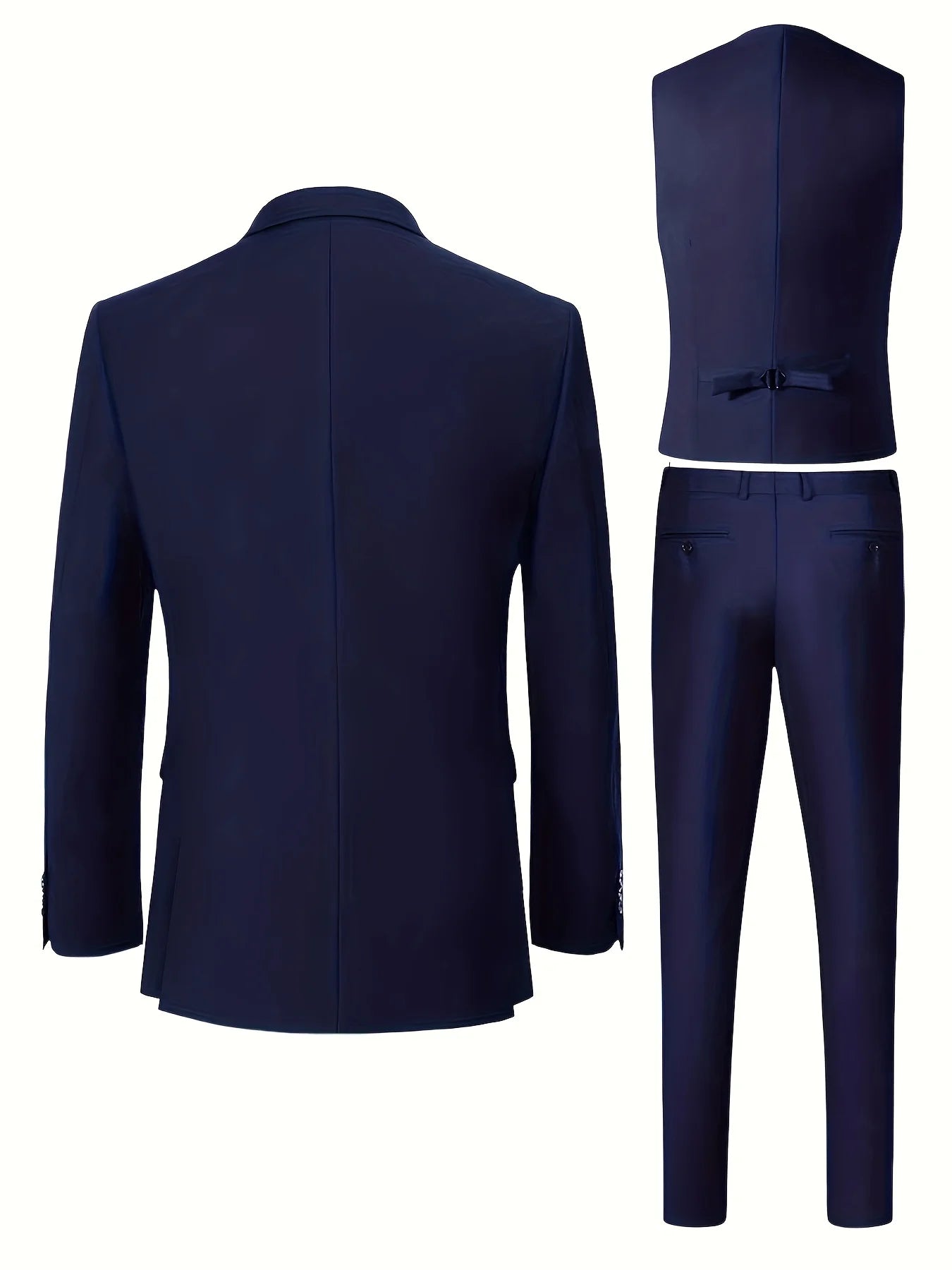 New Arrival Men's 3-Piece Suit Slim Fit Formal Set – Perfect for Wedding, Party, Business, Prom & All Formal Occasions