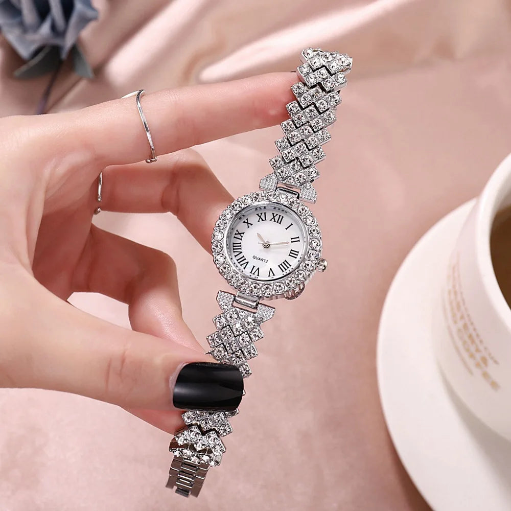 Watch For Women Watches 2023 Best Selling Products Luxury Watch Luxury Brand Reloj Mujer Watch Bracelet Set Diamond Steel Band