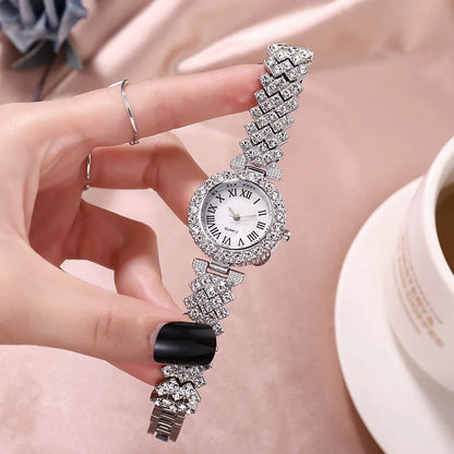 Watch For Women Watches 2023 Best Selling Products Luxury Watch Luxury Brand Reloj Mujer Watch Bracelet Set Diamond Steel Band
