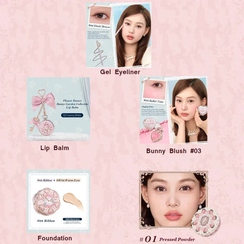 Makeup Kit Full Professional Makeup Gift Set Mermaid Angel Highlight Swan Lipstick 5 piece set