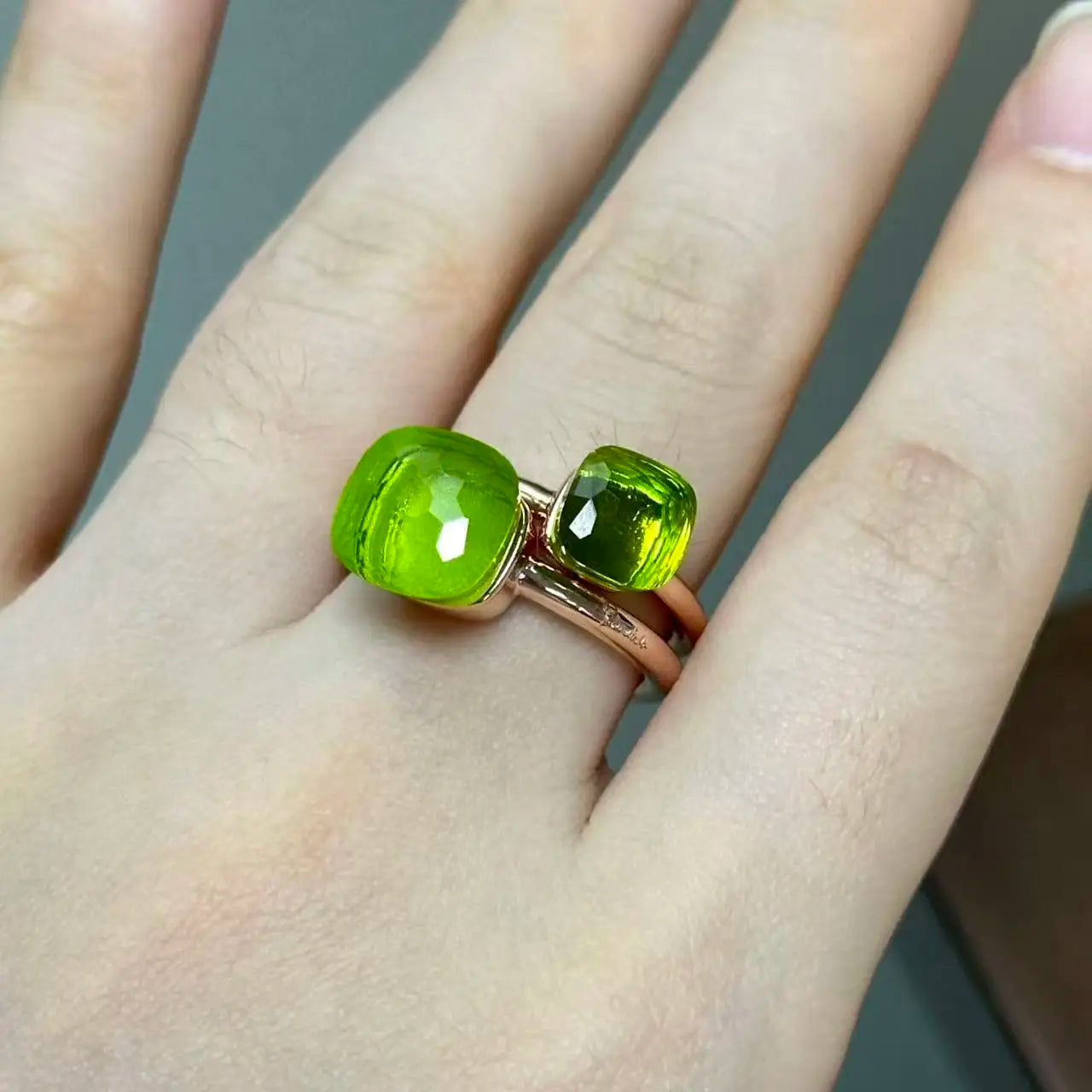 Classic and Petite Ring Set for Women Colorful Cyrstal Fashion Jewelry Gift Vanlentine's Day