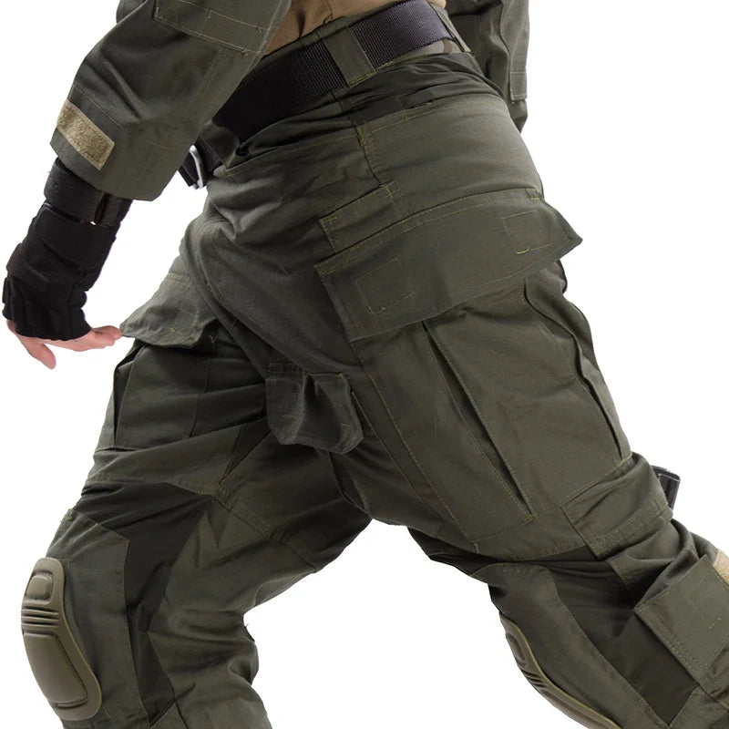 GEN3 Tactical Pants G3 Men Combat Trousers CP Camo Cargo Pant +Knee Pads Training Hunting Pants Work Clothing  Wear-resisting