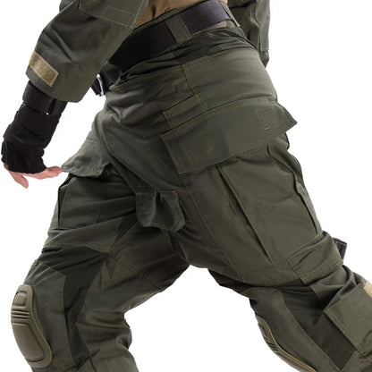 GEN3 Tactical Pants G3 Men Combat Trousers CP Camo Cargo Pant +Knee Pads Training Hunting Pants Work Clothing  Wear-resisting