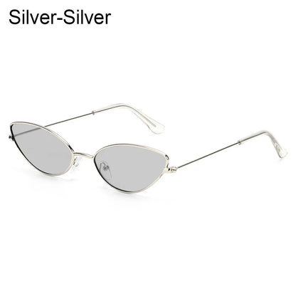 Summer Retro Small Oval Sunglasses Ladies Vintage Shades Cat Eye Sun Glasses Men Women Rectangular Eyeglasses Protection 400UV