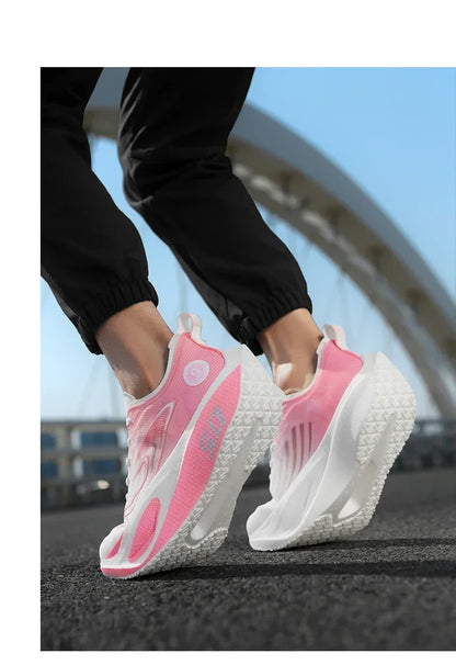 Carbon Plate Running Shoes Professional Marathon Racing Lightweight Bounce Cushion Breathable Sports Sneakers