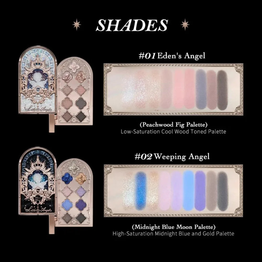 Little Angel Collection Makeup Gift Box Eyeshadow Blush Cream Matte Lipstick Highlighter Full Kit All In One