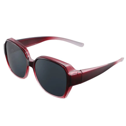 For Driving Riding That Can Be Worn over Other Glasses Wrap Around Square Shades Fit Over Glasses Sunglasses Polarized