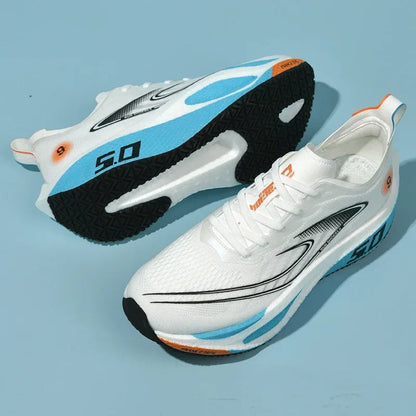 Carbon Plate Running Shoes Professional Marathon Racing Lightweight Bounce Cushion Breathable Sports Sneakers