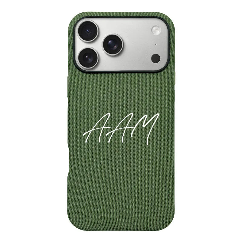For lphone 17 pro max 17PRO 17 16 Leather PU Personalized Initials Custom Magsafe leather Phone Case