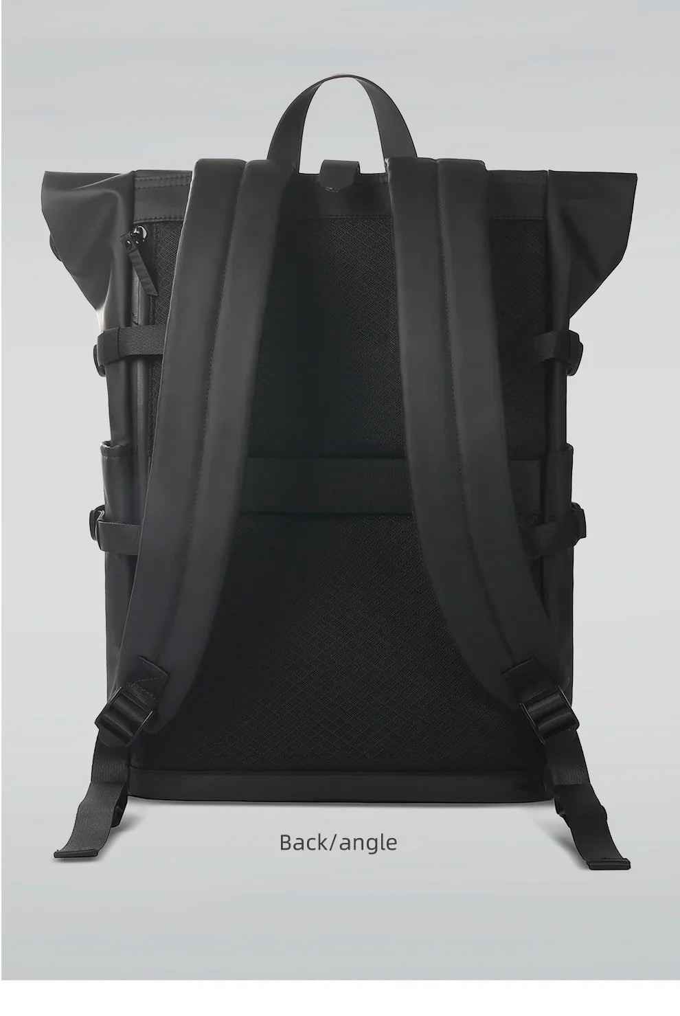 Heroic Knight Men's backpack Waterproof Roll Top Backpack Women Travel Expandable USB Charging Large Capacity Laptop Bag Mochila